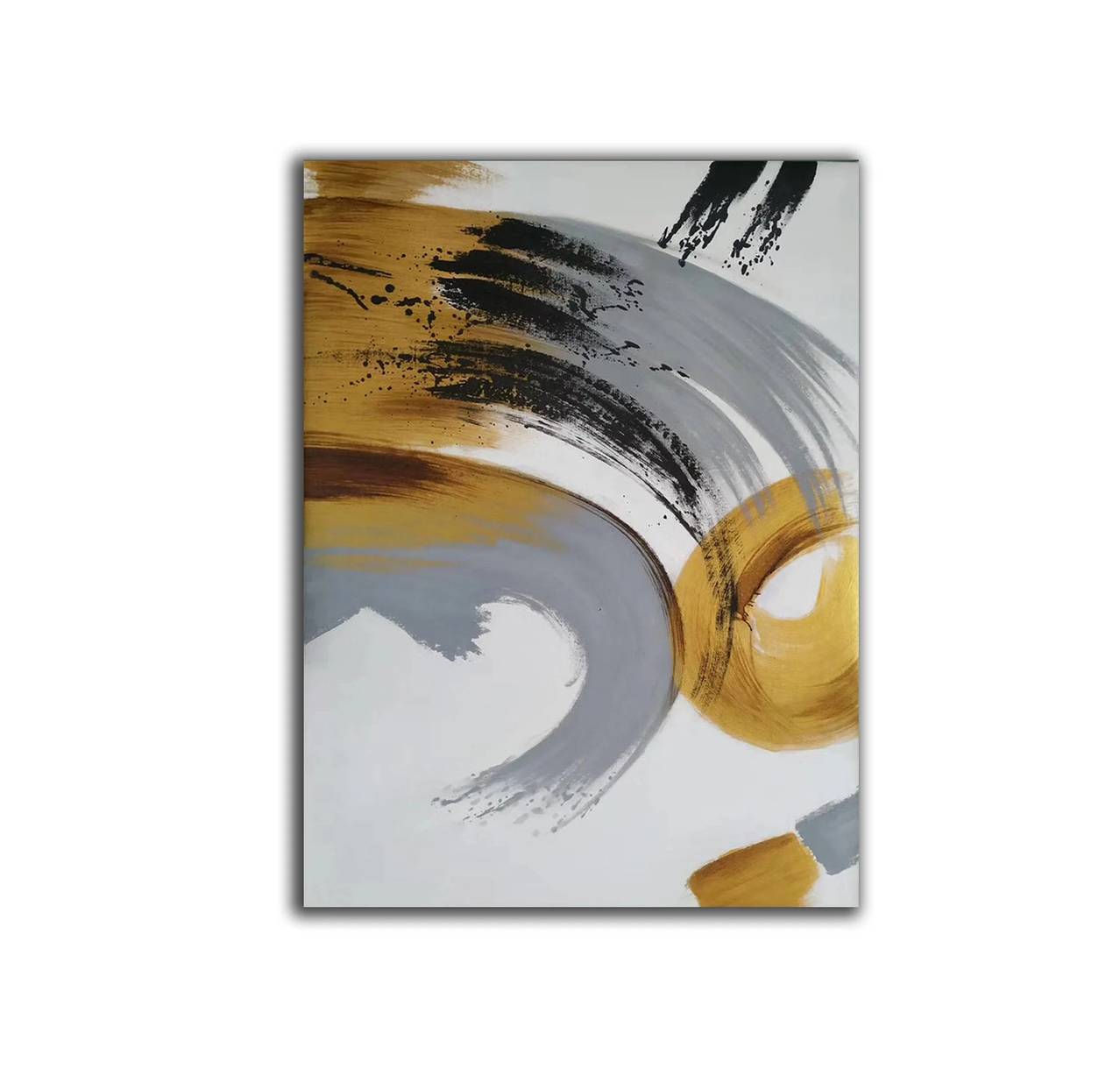 You Black Dining Modern Abstract Canvas Artwork GJ7UE wall art